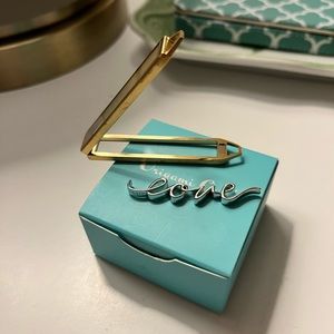 Vertical love pendant